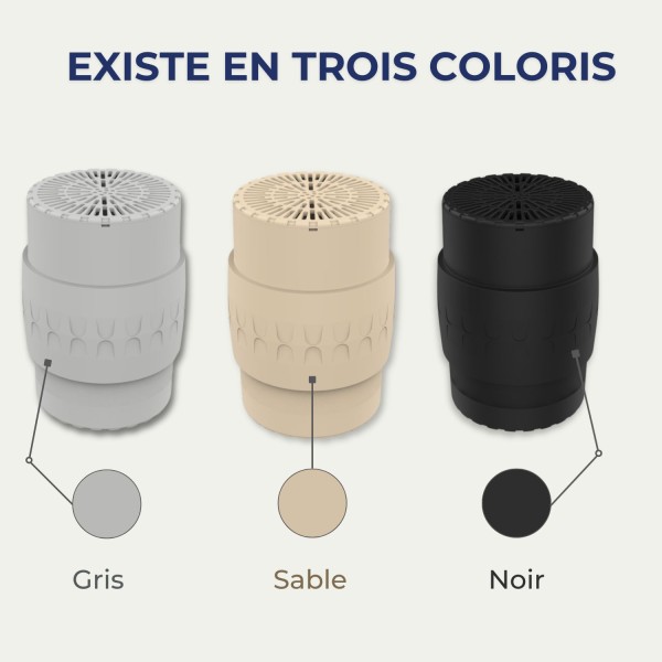 EPUR-100-110 FILTRE ANTI-ODEURS AU CHARBON ACTIF POUR FOSSE SEPTIQUE , TOUTES EAUX , Ø 100 MM