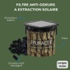 EPUR-ACTIF filtre à extraction solaire, pour fosse septique, filtre compact