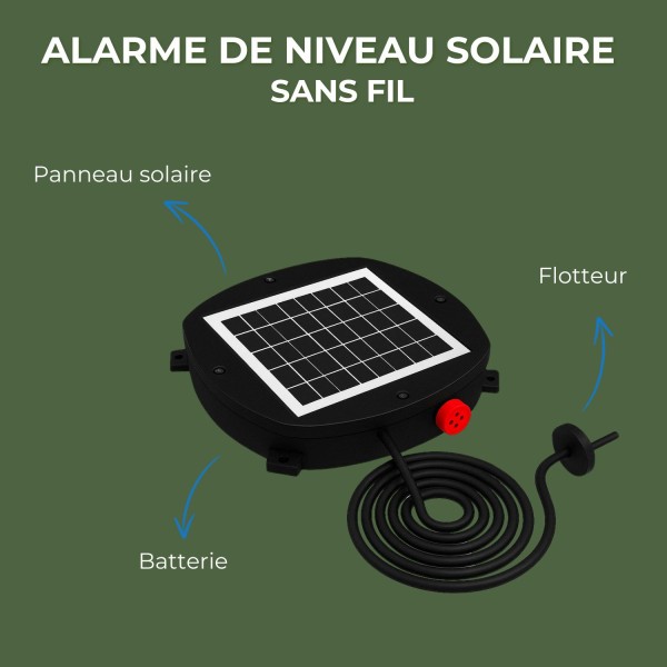 ALARME DE NIVEAU SOLAIRE sans fil