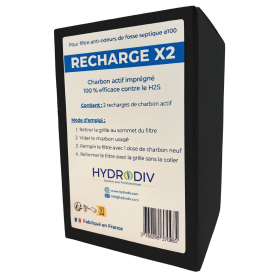 Recharge pour filtre anti-odeurs au charbon actif