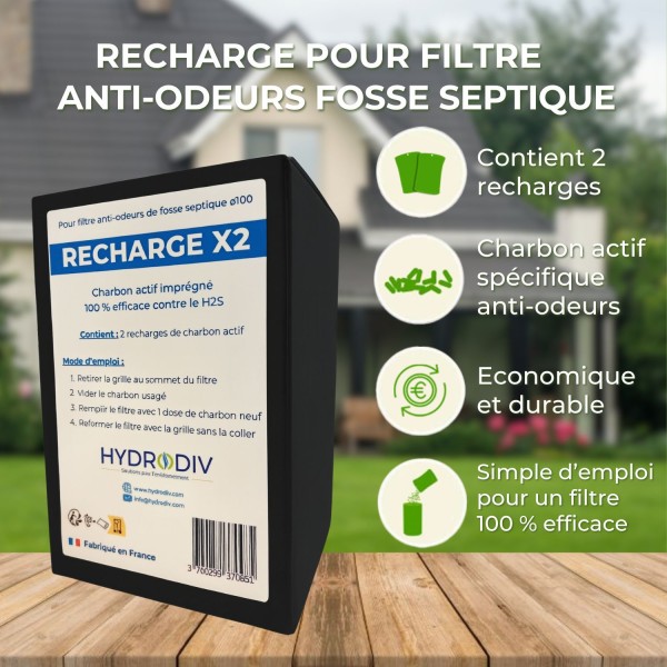 Avantages de la recharge pour filtre anti-odeurs au charbon actif