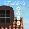 EXTRACTEUR SOLAIRE RECHARGEABLE POUR FOSSE SEPTIQUE